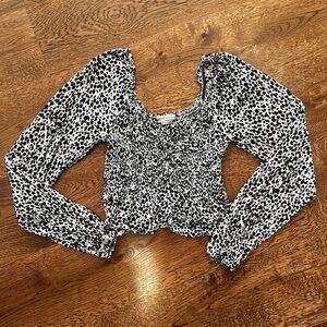 Stylish Leopard Print Women's Top
